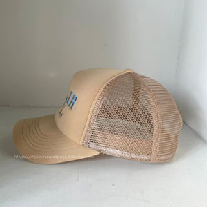3D Embroidered Logo Foam Trucker <b>Hat</b> 5-Panel Mesh <b>Hats</b> Street Style Adjustable Unisex Spring <b>Summer</b> Beach Cap for <b>Men</b> Women - Product Image 2