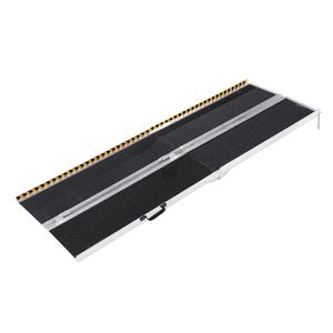 Rampa Plegable de Aluminio Antideslizante para Scooter de Movilidad, Portátil, con Capacidad para 800 Libras (8 Pies), Rampa Plegable para Sillas de Ruedas - Product Image 1