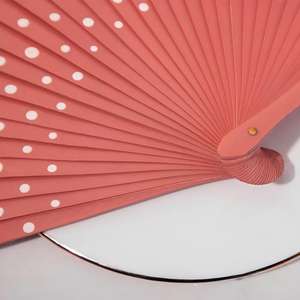 Éventail pliant en bois personnalisé imprimé en espagnol, promotionnel - Product Image 6