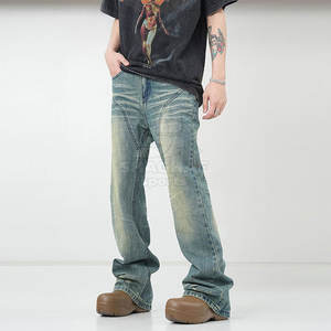 Jean confortable de style urbain pour un look élégant au quotidien, pantalon délavé pour homme - Product Image 5