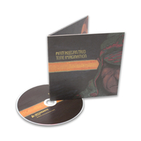 Cetak Digipak CD 4 Panel dari Kertas Ivory dengan Spine Tipis