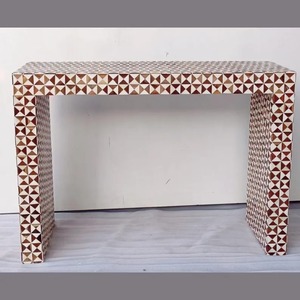 Mesa de Comedor Rectangular de Lujo Hecha a Mano con Madera de Acacia y Resina Epoxi para Hogar, Oficina, Hotel, Sala de Estar, Regalo de Diwali - Product Image 3