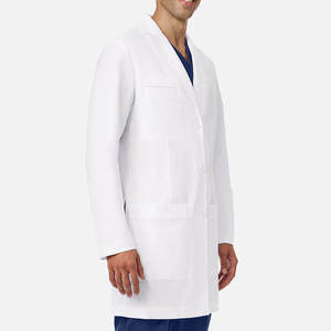 Bata de Laboratorio con Botones, Bata de Laboratorio Profesional para Médicos - Product Image 3