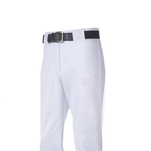 Ensemble de maillots et pantalons de baseball personnalisés OEM, noirs, respirants, grande taille, manches courtes, uniforme d'équipe classique vintage, 100% polyester - Product Image 6