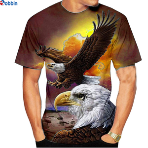 Custom Designed Eagle 3d Print Personalized <b>Men's</b> T Shirt O Neck Short Sleeve <b>Animal</b> Streetwear Summer Loose Male T Shirt 3d - Product Image 6