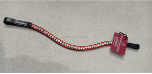 Super calidad caballo cuero ceja banda Bling cristal decorativo caballo producto - Product Image 4