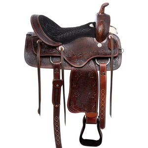 Silla de Montar a Caballo Personalizable de Cuero de Alta Calidad Hecha en Pakistán, Silla de Carreras de Caballos en Oferta, Diseño Personalizado - Product Image 1
