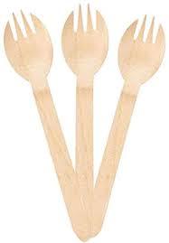 Cubiertos Desechables de Madera Ecológicos, Cucharas y Tenedores de Madera para Fiestas, Picnics y Catering - Product Image 5