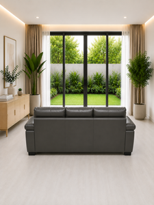 Juego de Sillones de Lujo Emerald 321 CHICAGO Oscar Grey para 321 Personas, Moderno, para Sala de Estar, Apartamento, Hotel, Personalizado, de Cuero PU y Acero Inoxidable - Product Image 2