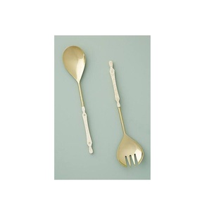 Cuillère à salade en acier inoxydable robuste pour la cuisine commerciale, les banquets et les services de traiteur - Product Image 4