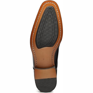 Chaussures d'automne en cuir véritable à bout carré, style décontracté, motif écossais, talon compensé, grandes tailles pour un confort paresseux à enfiler - Product Image 5