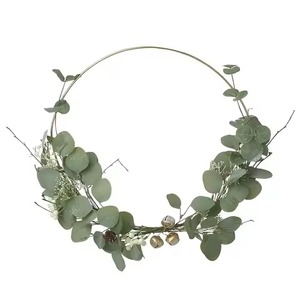 Modern Design Flower Shape Wreath Indoor <b>Christmas</b> Decoration Hanging Garland for Front Door Party Display Ornament Wreath - Product Image 5