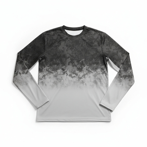 Nueva Camisa de Pesca de Manga Larga para Hombre, Estilo Moderno, Impresión por Sublimación, Color Degradado, 100% Poliéster, Secado Rápido, UPF 50, Estilo Pullover - Product Image 5