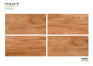 Baldosas de Madera para Piso 600x1200 mm, Baldosas de Porcelana Pulida y Esmaltada - Product Image 2