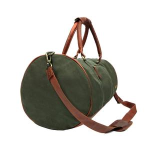 Bolsa de Lona y Cuero con Cierre, Impermeable, de Gran Capacidad, para Viajes y Deportes al Aire Libre, Modelo LCTB-0086 - Product Image 3