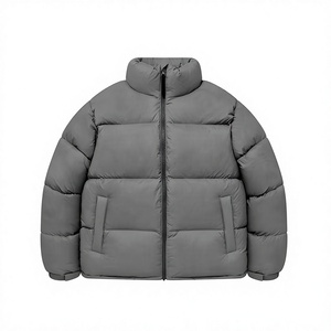 Wholesale <b>Mens</b> Puffer Jacket Statement Puffer Jacket Custom Down Puffer Jacket For US Streetwear Brands - Product Image 3