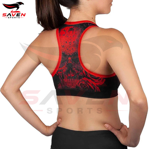 Soutien-gorge de sport sans couture à maintien élevé, vêtements de sport par sublimation, vêtements de fitness pour femmes, tenue de yoga, soutien-gorge de sport respirant et uni - Product Image 3