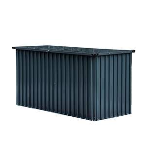 Armario de Almacenamiento de Acero con Cerradura de 312 Galones, Caja Metálica para Exterior con Amortiguadores de Gas, Impermeable, Negra, de Gran Capacidad - Product Image 4