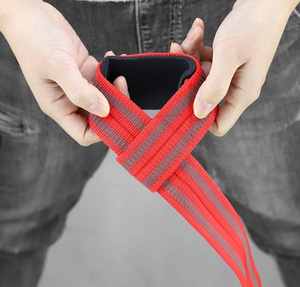 Nuevas correas de algodón de alta resistencia para levantamiento de pesas, accesorio de gimnasio de alta calidad para entrenamiento físico. - Product Image 3