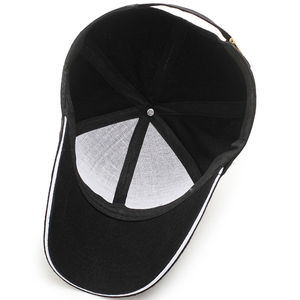 Men's Fashion Hip Hop Two Tone Baseball <b>Cap</b> Custom Embroidery Baseball Hat Cotton 6-panel Style Sport <b>Cap</b> Personalized Logo - Product Image 5