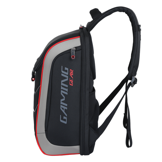 Unisex Smart Gaming Laptop Backpack USB Port Anti-Theft Zipper Closure Waterproof Eco-Friendly Antibacterial Foam 24L Capacity
