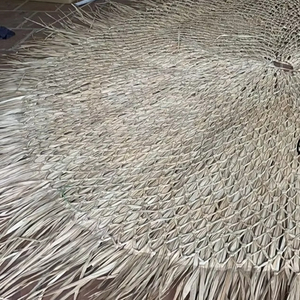 Vietnam 2m Palm Umbrella Natural Palm Leaf Thatch Bamboo Frame for Outdoor Patio Beach Resort Shade Decor - Product Image 1