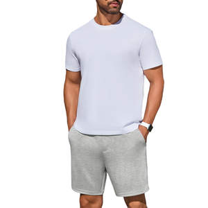 Shorts décontractés de luxe pour hommes, doux et confortables, pour l'automne, vêtements de détente à la maison, shorts personnalisables avec logo pour hommes - Product Image 1