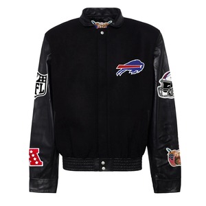 เสื้อแจ็คเก็ตหนังสไตล์วาร์ซิตี้แบบกันลมที่เป็นมิตรกับสิ่งแวดล้อม - Product Image 1