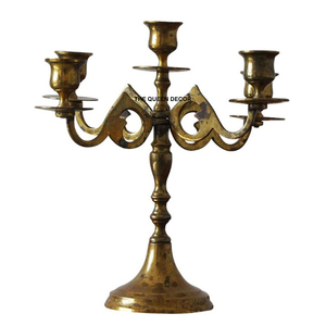 Modern Gold Aluminum Metal <b>Candelabra</b> for Home Decoration Formal Events-Wedding Dinner Party Christmas - Product Image 6
