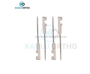 Pinzas para el cabello de diseño médico personalizado (acero y plástico) - Duraderas para uso quirúrgico, certificadas CE, KO-AB-140 Clase I de KAHLU ORTHOPEDIC - Product Image 4