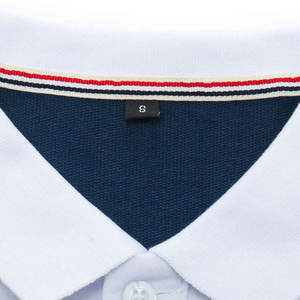 Polo décontracté pour homme, haute qualité, couleur unie, respirant, manches courtes, logo brodé personnalisé 2026 - Product Image 2