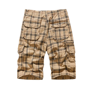 Shorts Boxers Mi-Longs Décontractés en Coton à Carreaux pour Hommes – Vente en Gros, Motif Personnalisé, Fabricant OEM - Product Image 4