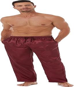 High Quality Elastic and Drawstring Closer Lightweight Classic Fits Straight Satin Trouser for <b>Men</b> - Product Image 5