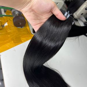 Extensiones de cabello humano liso, Cabello 100% natural sin procesar, vietnamita, virgen, venta al por mayor - Product Image 6