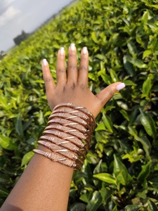 Unisex Elegant Handcrafted <b>Copper</b> Brass <b>Bangle</b> Premium Quality Handmade Fashion Jewelry Jewelry Findings - Product Image 1