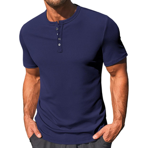 T-shirt en maille gaufrée le plus vendu – Fournisseur de mode urbaine texturée haut de gamme - Product Image 1