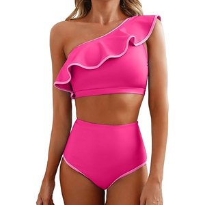 Traje de Baño para Mujer, Diseño Clásico, Alta Calidad y Transpirable, Protección Solar Frontal Larga, Estilo Elegante - Product Image 5