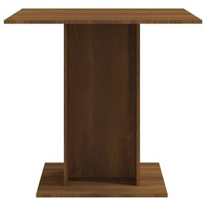 Mesa de comedor de madera de ingeniería de roble marrón resistente de 31,5 x 31,5 pulgadas - Product Image 4