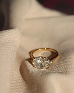 แหวนเพชรทรงกลม 3.50 กะรัต ผลิตในห้องปฏิบัติการ ดีไซน์หรูหรา สำหรับงานหมั้นและงานแต่งงาน รุ่นใหม่ล่าสุด - Product Image 4