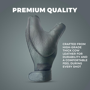 Equipo de Protección de Manos Moderno para Tiro con Arco en Competiciones, Diseño Elegante Personalizado con Cierre Ajustable de Velcro - Product Image 3