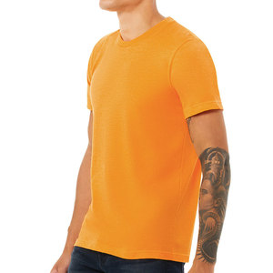 T-shirts en coton à manches courtes unisexe, coupe ample, col rond, en tissu peigné, anti-boulochage, pour l'été, vente en gros directe usine - Product Image 5