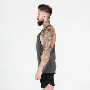 Débardeurs de sport vintage sans manches à compression pour hommes, vêtements d'entraînement personnalisés, respirants, décontractés, pour le fitness et les activités sportives, 100% coton, vente en gros - Product Image 5