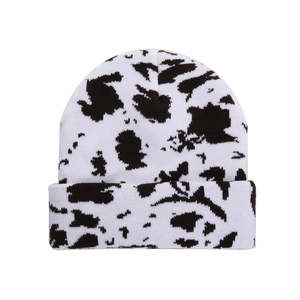 Gorro de Invierno Personalizable de Punto Acrílico Jacquard con Estampado de Animales por Sublimación, Suave, de Doble Capa, con Puño Plegable, Elástico y Cálido - Product Image 3