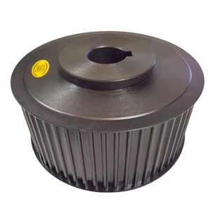 Poulie de distribution OEM 70AT10 à 70 dents la plus vendue avec alésage et rainure pour clavette et moyeu, largeur de courroie personnalisée, séries populaires AT5/AT10/AT20 - Product Image 1