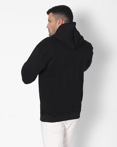 Sudadera urbana extragrande con hombros caídos, un diseño clásico tipo pullover y una mezcla de algodón suave para un estilo relajado. - Product Image 3