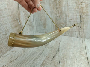 Jarra Vikinga Hecha a Mano de Cuerno de Búfalo 100% Calidad Premium - Product Image 3