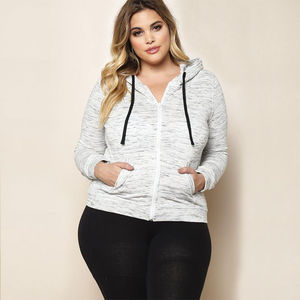 Sweat-shirts décontractés surdimensionnés pour femmes avec logo personnalisé, 100 % coton, vente en gros, vêtements personnalisés pour femmes, sweats à fermeture éclair, prix de gros, OEM - Product Image 3