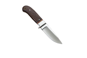 Custom Handcrafted Fixed Blade Hunting <b>Knife</b> with Premium Wooden <b>Handle</b> | Satin Finish Outdoor Camping Survival Bushcraft <b>Knife</b> - Product Image 4