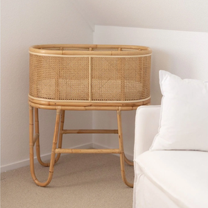 Cunas de Ratán para Bebé a Precio de Mayoreo, Se Acepta OEM, Cuna Hecha a Mano con Colchón Suave, Muebles para Guardería de Vietnam - Product Image 5