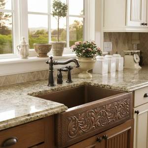 Solid Brass Handmade Kitchen Sink Deep Single Bowl Contemporary Luxury Wash <b>Basin</b> for Residential Home Kitchens - Product Image 3